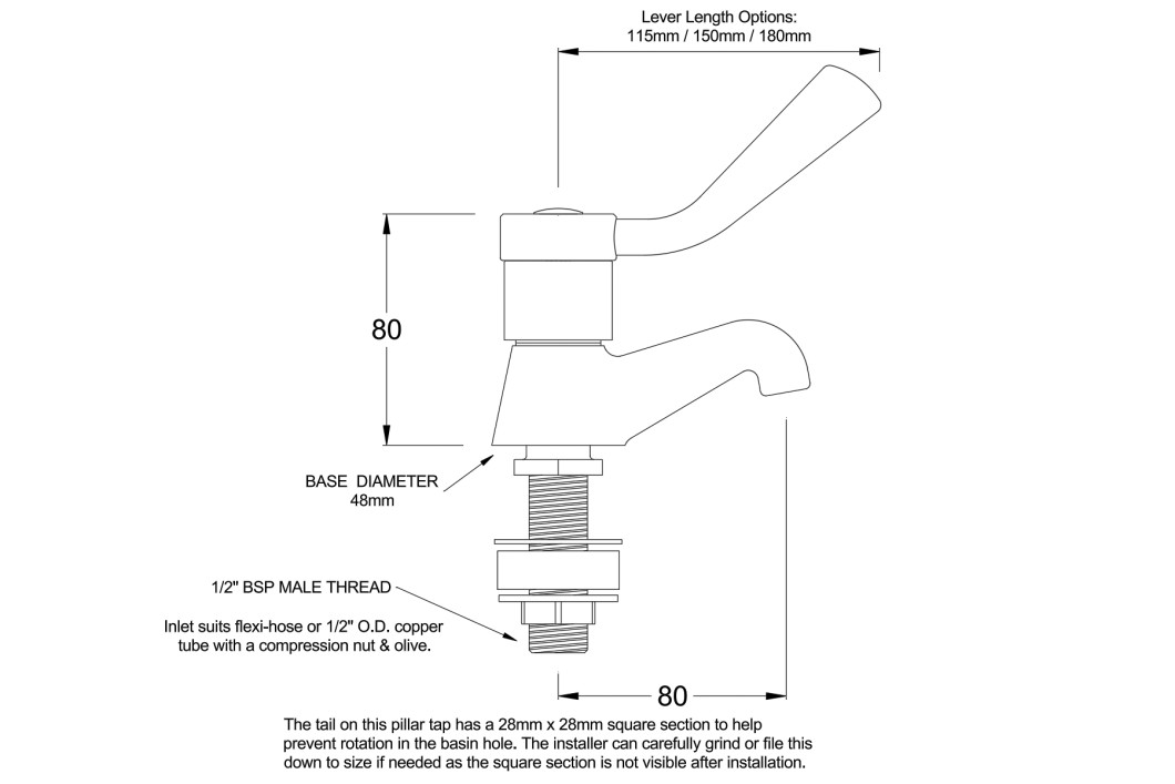 TF0585 Line Drawing