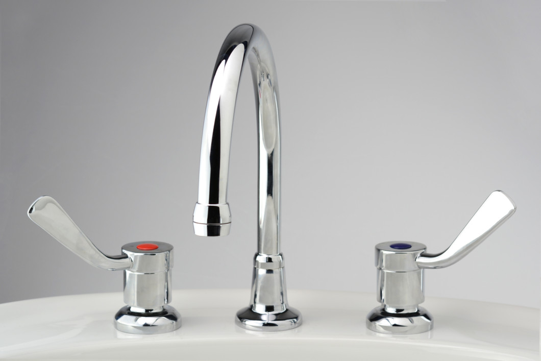 Photo: TF4838 in Chrome Plate (CP) finish with 115mm Levers
