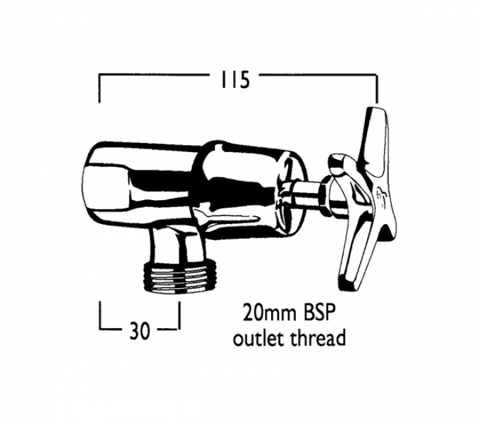 BA3047 Line Drawing