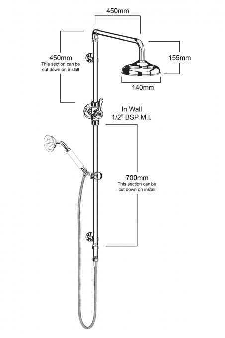 SA9610 Line Drawing