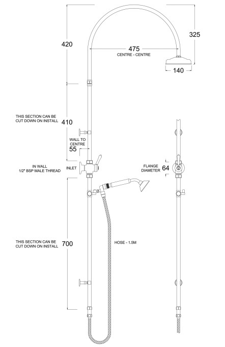 SA9616 Line Drawing