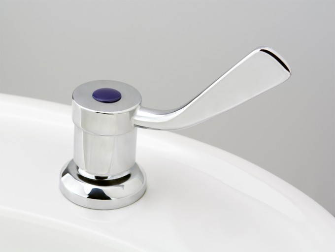 TF2528 in Chrome Plate (CP) finish - Cold Indicator and 115mm Lever shown