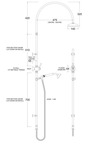 SA9616 Line Drawing