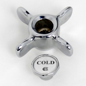 Photo: HE1072 in Chrome Plate (CP) finish - Cold Indicator shown