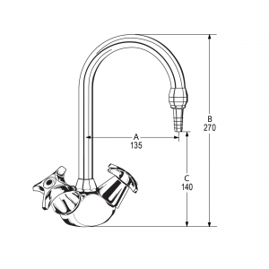 LB36 Line Drawing - Celestial Handles Pictured