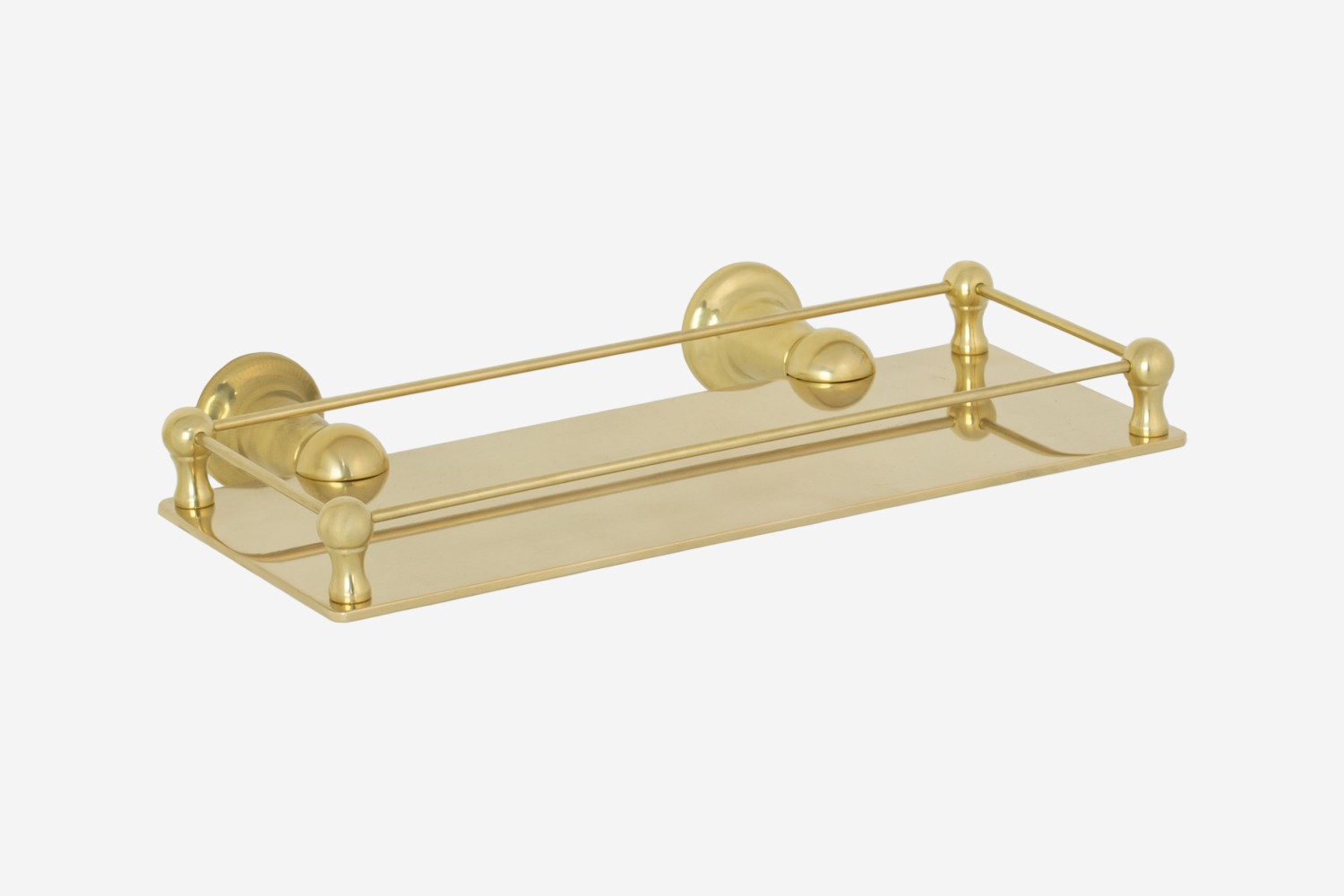 CB | Roulette Solid Brass Shower Shelf with Deco Rail - 100mm Wide x ...
