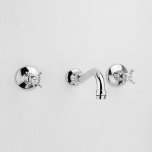 Olde Adelaide Bath Set with Aerated Outlet & Heritage Handles