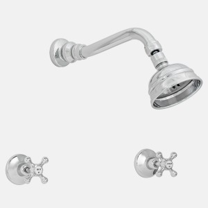 Olde Adelaide Shower Set with Roulette Handles