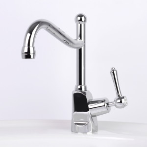 Olde Adelaide Drinking Water Pillar Tap with Swivel Outlet and Roulette Lever Handle