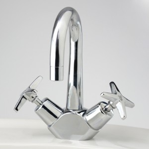 CB Ideal Seaview Basin Duo Mixer with Swivel Floline Outlet