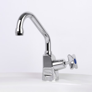 Bellevue Drinking Water Pillar Tap with Swivel Upswept Outlet