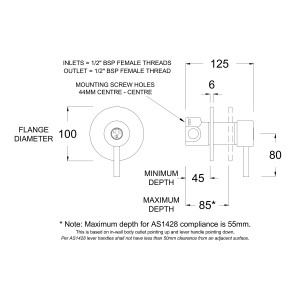 Torrens Modern Wall Mixer