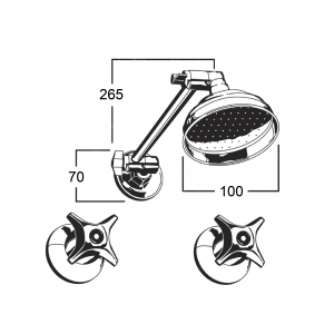 Celestial Adjustable Shower Set