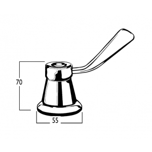 Celestial Lever Basin or Vanity Top Assembly