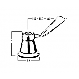 Celestial Lever Wall Top Assembly