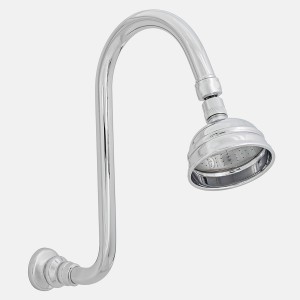 Heritage Flamingo Shower Arm & Rose