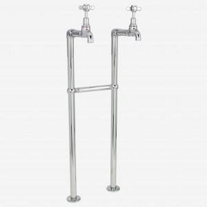 Heritage Floor Mounted Bibcock Set