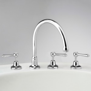 Roulette Lever Filtered Water Hob Sink Set with Swivel Gooseneck Outlet