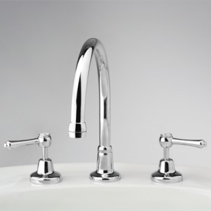 Roulette Lever Hob Sink Set with Swivel Gooseneck Outlet