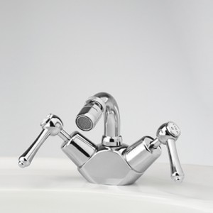 Roulette Lever Bidet Duo Mixer (No Plug Control)