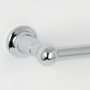 Roulette Single Towel Rail - 1200mm Long