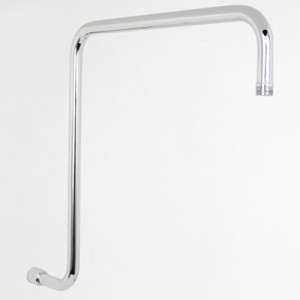 Square Gooseneck Shower Arm Only with Female Socket Inlet
