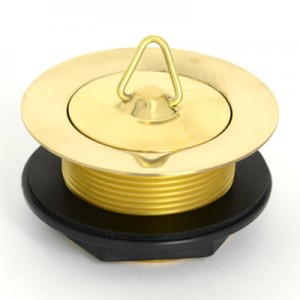 Solid Brass Plug & Waste - 50 x 45 - No Overflow