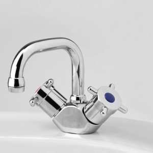 Torrens Capstan Basin Duo Mixer with Swivel Square Outlet