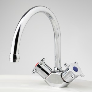 Torrens Capstan Sink Duo Mixer with Swivel Gooseneck Outlet