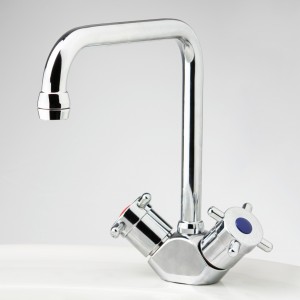 Torrens Capstan Sink Duo Mixer with Swivel Square Outlet