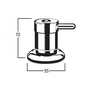 Torrens Lever Forward Bowl Sink Set Top Assembly