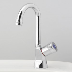 Torrens Lever Drinking Water Pillar Tap with Swivel Gooseneck Outlet