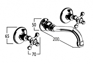 BA1303 Line Drawing