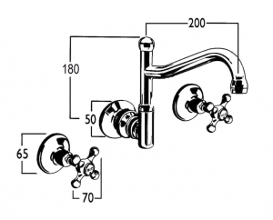 BA1315 Line Drawing