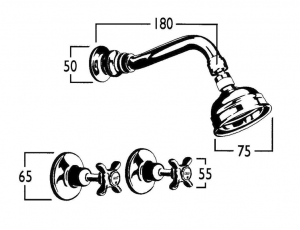 BA1333 Line Drawing