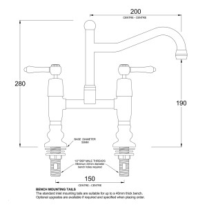 BA1362 Line Drawing