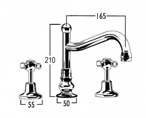 BA1414 Line Drawing