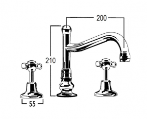 BA1420 Line Drawing