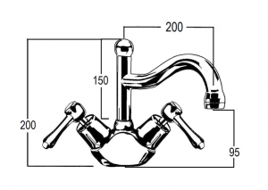 BA1518 Line Drawing