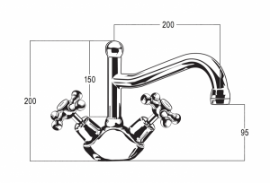 BA1520 Line Drawing