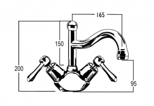 BA1523 Line Drawing