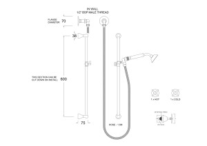 BA3060 Line Drawing
