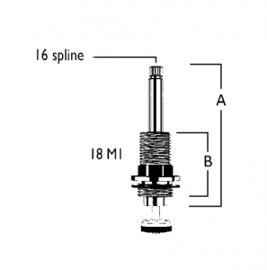 BA2505 Line Drawing