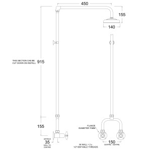 BV9599 Line Drawing