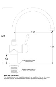 CB7000-RL-HGN Line Drawing