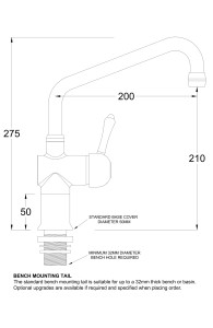 CB7000-RL-HUP Line Drawing