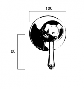 CB7550-RL Line Drawing