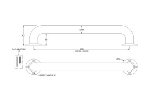 CBHR450 Line Drawing