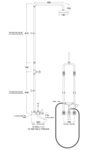 HE9621 Line Drawing