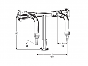 LB7 Line Drawing - Celestial Handles Pictured